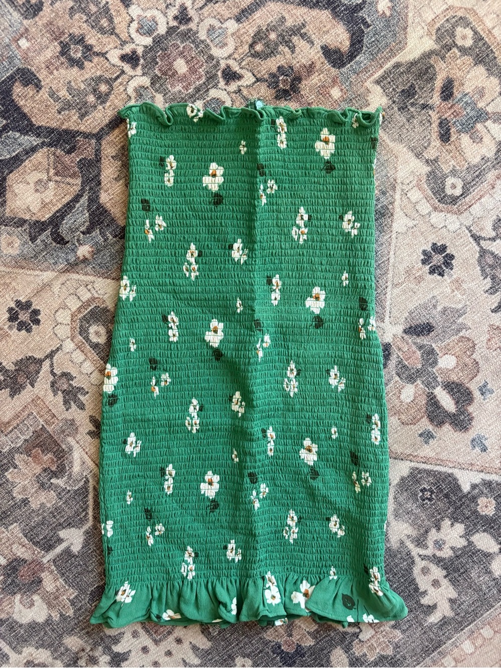 Reformation Chantilly Green Mini Dress Or Midi Skirt Size medium - Picture 2 of 3